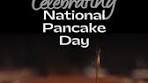 Fluffy pancakes drizzled with sweet maple syrup—a perfect ...