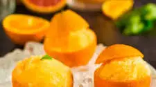 Fresh Orange Sorbet, No Churn