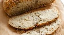 Garlic Herb No Knead Bread