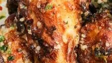 Garlic Parmesan Air Fried Chicken Wings
