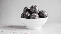 Glazed and Sprinkled Chocolate Cake Donut Holes
