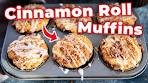 Glazed Cinnamon Roll Muffins
