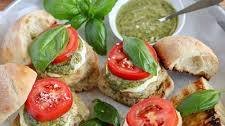 Grilled Caprese Chicken Sliders