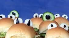 Halloween Monster Chicken Sliders