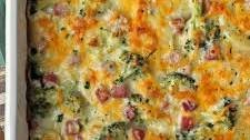 Ham and Cheese Au Gratin Potato Bake