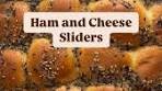 Ham and cheese sliders. We aren't reinventing the wheel over ...