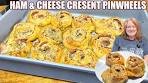 HAM & CHEESE CRESCENT PINWHEELS Using ...