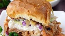 Hawaiian BBQ Chicken Sliders