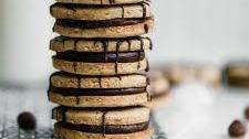 Hazelnut Espresso Sandwich Cookies