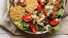 Healthy Caesar Salad | Greek Yogurt Caesar Dressing