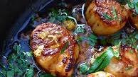 Healthy Garlic Scallops Recipe