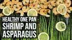 Healthy One-Pan Lemon Garlic Shrimp & Asparagus | Sheet ...