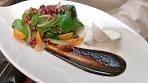 Healthy spinach and pomegranate salad