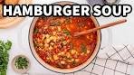 Hearty Hamburger Soup – Easy & Flavorful!
