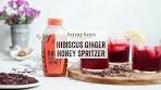 Hibiscus Ginger Honey Spritzer