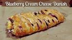 Homemade Blueberry Cream Cheese Danish Recipe | How ...