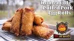 Homemade Egg Rolls - Pulled Pork Egg Rolls on RV Works ...