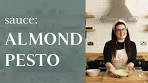 How to make almond pesto