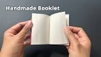 How To Make Handmade Mini Booklet, NoteBook or Diary For ...