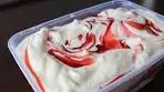 How To Make Vanilla Ice Cream With Strawberry Swirl - By ...