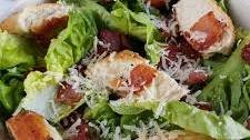 Keto Caesar Salad with Bacon