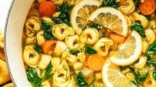 Lemony Tortellini Soup