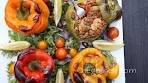 Lentil Stuffed Peppers Recipe - Heghineh Cooking Show