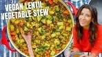 Lentil Vegetable Stew: BEST Vegan Stew!
