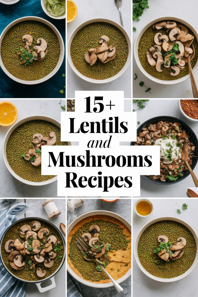 15+ Favorite Lentils and Mushrooms Recipes You’ll Love to Make Tonight ...
