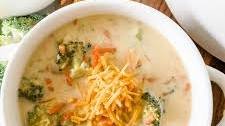 Lightened Up Broccoli Cheese Soup