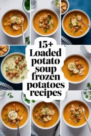 15+ Quick Loaded Potato Soup Recipes with Frozen Potatoes You'll Want to Try Tonight! loaded-potato-soup-frozen-potatoes-recipes-ddddd-55537
