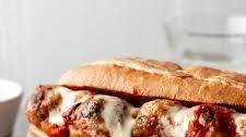 Meatball Subs with Spicy Beef and Pork Meatballs