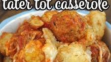 Meatball Tater Tot Casserole (Oven Recipe)