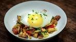 Mexican Sausage and Potato Hash with Egg