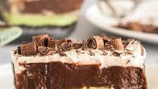 Mint Chocolate Lasagna