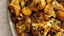 Moroccan Spiced Cauliflower and Chickpeas
