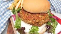 Mushroom-Lentil Burgers
