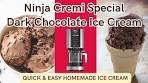 Ninja Creami Ultimate Special Dark Cocoa Chocolate Ice Cream