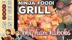 Ninja Foodi Grill Ham Pineapple Kabobs