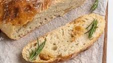 No Knead Garlic Bread
