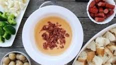 Old Cheddar Cheese & Bacon Fondue