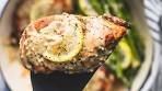 One Pan Creamy Lemon Chicken and Asparagus
