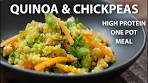 One Pot CHICKPEA AND QUINOA Recipe | Easy Vegetarian ...