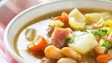 One Pot Ham and Bean Soup with Potatoes