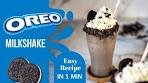 Oreo Milkshake Recipe with Cookies and Ice Cream - How to ...
