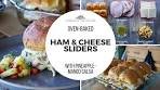 OVEN-BAKED HAM AND CHEESE SLIDERS