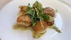 Pan Seared Scallops with Lemon Butter Cream Sauce