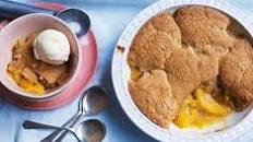 Peach cobbler