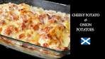 Potato, Cheese & Onion Bake | With Ham | The BEST side! :)