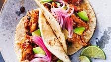 Pressure Cooker Chipotle-Honey Chicken Tacos